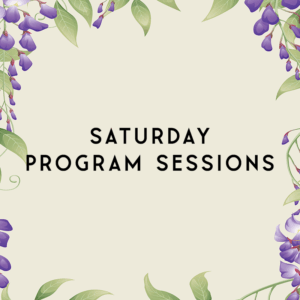 Saturday Program Sessions